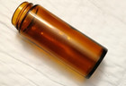 Vintage Genuine Pill Bottle Guitar Slide Amber Bottleneck Slide 1940smade In Usa