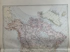 1882 North America Original Antique Colour Map By W g  Blackie 138 Years Old