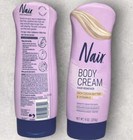 2 X Nair Body Cream Hair Remover Rich Cocoa Butter   Vitamin E  9oz