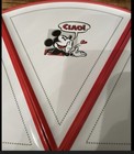 Vintage Disney Mickey Mouse Pizza Plate Set Of 6 Italy Theme Disney Parks Nos