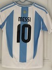 Adidas Argentina Messi  10    23-   24 World Cup Champions Home Jersey Youthsize 28
