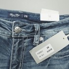 Miss Me Jeans Women s 28x32 Mid-rise Bootcut Medium Wash Winged Emblem Embellish