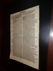 Rare-1540-great Bible Folio Leaf-the Gospel Of John 11-13-i Am The Resurrection