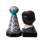 Pt Nikola Tesla Magnetic Ceramic Salt And Pepper Shakers Set