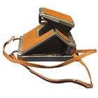 Polaroid Sx-70 Alpha 1 Land Camera 1977 Tan Leather Silver Vintage Instant Slr