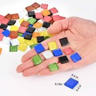 Diy Mosaic Tiles For Crafts  Colorful Glass Mosaic Kits For Adults  350 Pcs Bulk