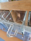 Ikea Forhoja 5 Glass Storage Drawer Scoop Replacement 8in Clear Vintage