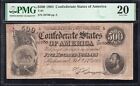 T-64 1864  500 Confederate Currency Pmg 20 Civil War Stonewall Jackson 29700