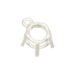 Round Five Prong Pre-notched Dangle Mounting