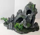 Aquarium Rockery Fish Tank Decorations Ornament Mountain Hiding Cave Landscape