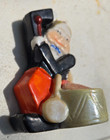 Vintage Pin Cushion  Drummer Boy  Ceramic  Made In Japan