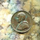 Vatican -- Historical Leo Xiii  Anno V  1882   Four Saints Canonization Medal