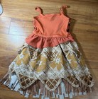 Disney Moana Costume Girls Size Small 4-6 Pretend Play Dress Up Princess