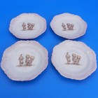 Vintage Kewpie Rose O neill Doll Child s Tea Set Pink Lusterware Dish Germany
