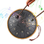 15 Notes 12 Inch Steel Tongue Drum D-key Panda Balmy Drum Percussion Instrument
