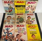 Mad Magazine Lot No 6  1967-1968 No 106  107  108  109  110  113  114  122  123