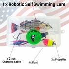 Self Swimming Robotic Fishing Lure Animated Bait Topwater Usb Charging Interface