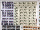 Large Lot Of 874 Usps Postage Stamps  22-cent Stamp Sheets  Unused Fv   192