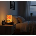 Retro Kodak Illuminated Light-up Sign Display Yellow   Red Square