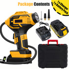 New Cordless Car Air Tire Pump Inflator Compressor Led Digital Electric Portable