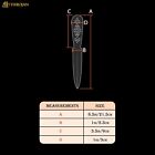 Wooden Knife Athame Wiccan Medieval Handmade Witch Wizard Black Dining Accessory