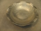 Vintage Hammered Aluminum Pine Cone Bowl Marked Wendell August