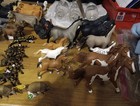 Mega Lot Of 70 New Nwt Schleich Animals  Safari  Farm  Horses  Dogs tropical Sea