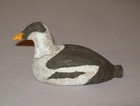 Old Vtg Hand Carved Folk Art Miniature Wooden Duck Decoy 3 75  Long Very Nice