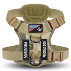 Tactical Dog Harness Reflective Adjustable Vest For Small Medium Large Dogs