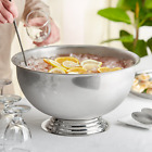 Commercial Stainless Steel Punch Bowl  Party  Restaurant  Available 12 Qt 16 Qt 