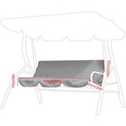 Porch Patio Swing Seat Cover Replacement Waterproof Swing Cushion Protection
