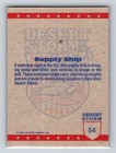 1991 Topps Desert Storm  54 Army Supply Ship Near Mint