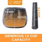 Heavy Duty Mortar And Pestle  Natural Marble Pestle Set  Black