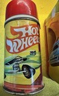 Hot Wheels Vintage 1969 Metal Lunch Box   Thermos By King-seeley Thermos