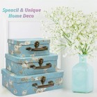 Decorative Box Set Of 3 Decorative Storage Boxes With Lids  Keepsake Box  Min   