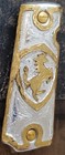 Caballitos Custom Handmade Pistol Gun Grips Gold Plated Cachas 1911 Full Size