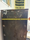 Antique Steel And Glass Medical Apothecary  Cabinet With Cabriole Legs