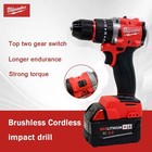 Milwaekee 18v Cordless Hammer Drill Brushless Li-ion