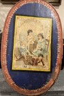 Antique Extra Large German Folk Art Painted Bentwood Bridesbox