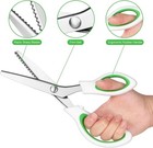 Pinking Shears For Fabric Cutting 9 Inch Zig Zag Scissors Professional Sewing   