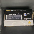 Behringer Xenyx 302usb Mini Mixer 5-input Preamp Plug   Play Headphone Open Box