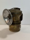 Vtg Auto Lite Carbide Lamp Coal Miners Head Brass Light Universal Lamp Co 