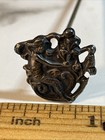 Sterling Silver Antique  Art Nouveau Fairy  Victorian 8  Long Hatpin Sti-28
