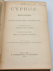 Cyprus Historical And Descriptive 1878 First Edition Two Maps 17 Illustrations