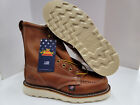 Thorogood 8  Soft Toe Eh   Slip Resistant Boots 814-4201 Made In Usa Tobacco