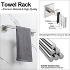 New-4-pieces Bathroom Accessories Set  Towel Bar Towel Racks Towel Holder Toilet