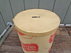 Vintage Perry s Ice Cream Cardboard Tub Can 3 Gallon - Vanilla
