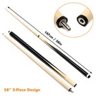 Pool Cue Stick billiards Cue Stick  Pool Stick 58  Set Of 2  Hardwood Pool St   
