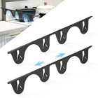 Stainless Steel Stove Gap Covers  2 Pack      Adjustable Retractable Length 13 8 