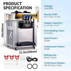 Countertop Soft Serve Ice Cream Maker 22-30l h 2350w Frozen Yogurt Machine